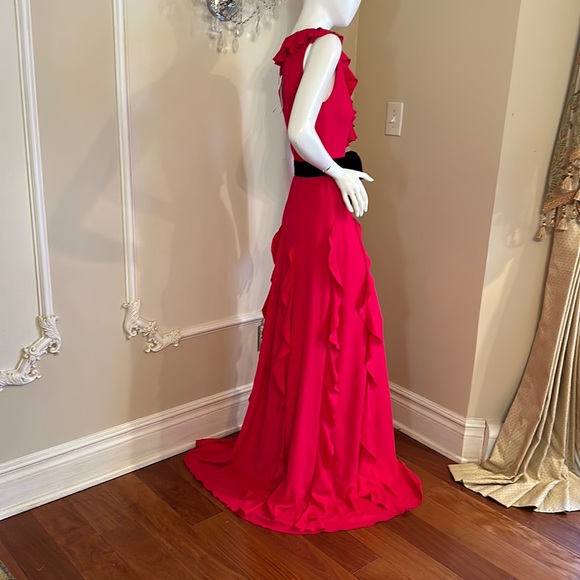 GUCCI PINK  RUFFLE DRESS SIZE M - Picture 6 of 15